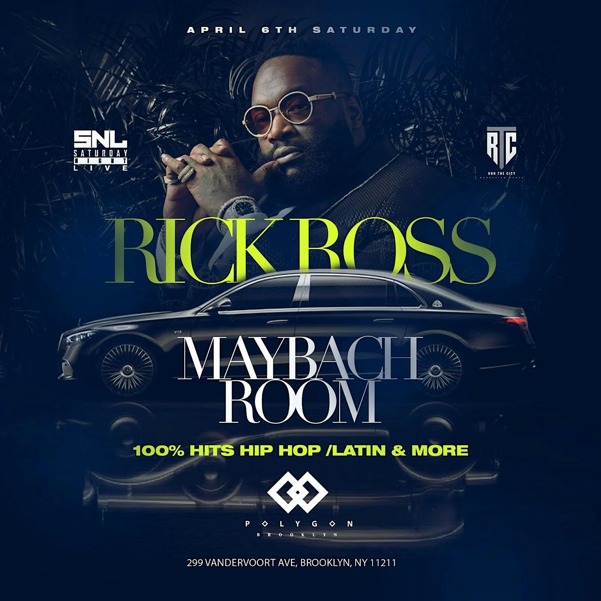 A Night  with Rick Ross @ Polygon in Brooklyn: Free entry with rsvp
