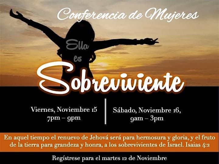 Conferencia  "Ella es Sobreviviente"