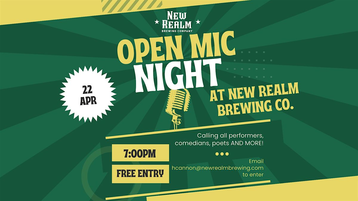 Open Mic Night at New Realm Brewing