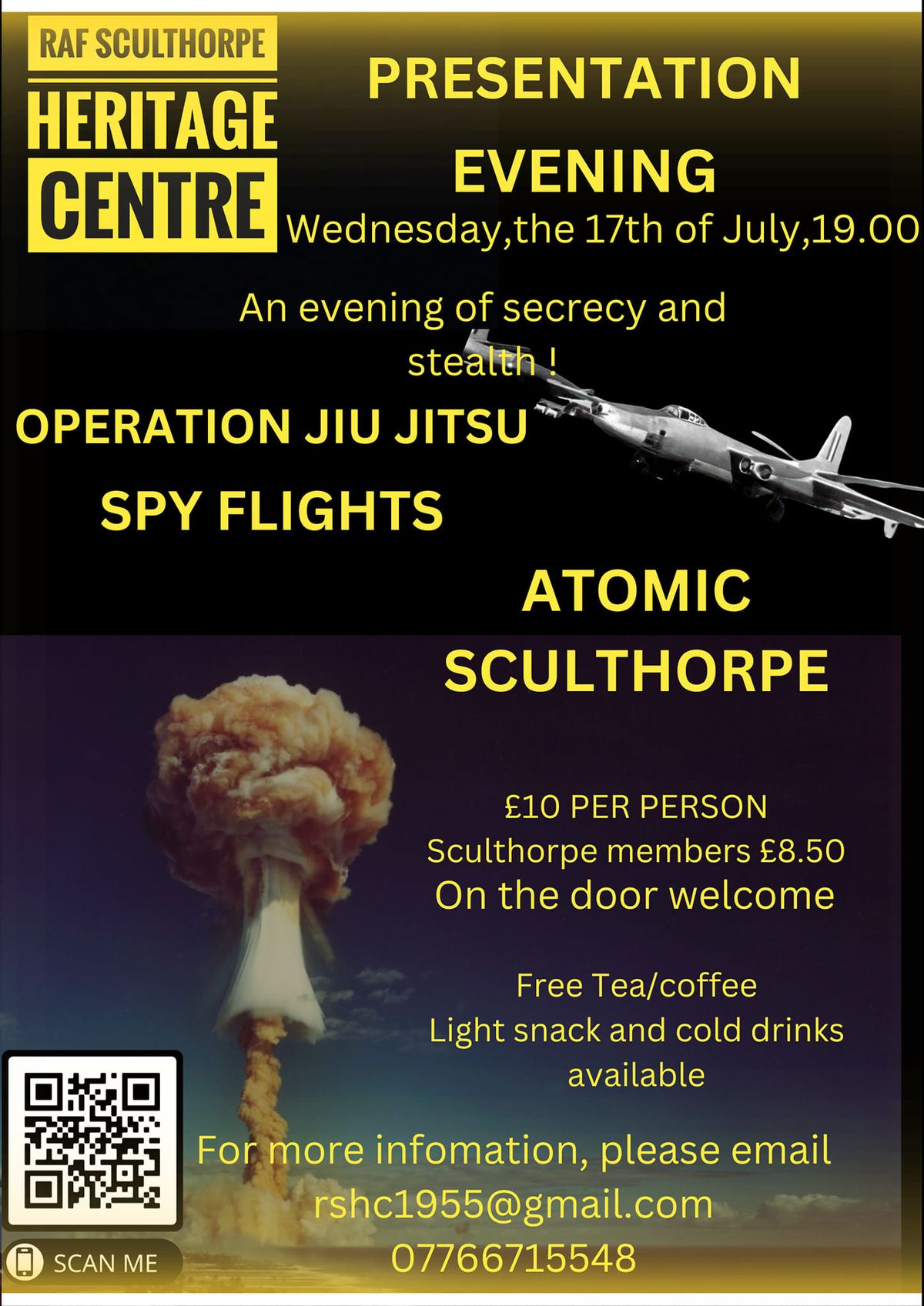 RAF Sculthorpe Heritage Centre Presentation Evening.
