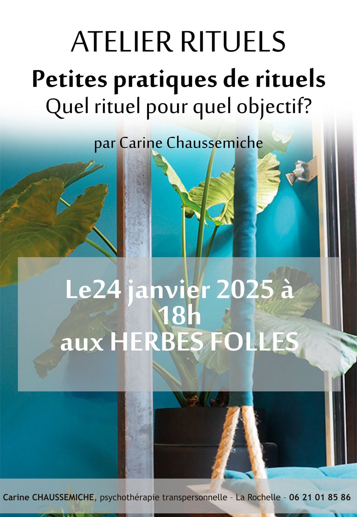 Atelier "\u00e0 la d\u00e9couverte des Rituels. Quel geste pour quel objectif ?