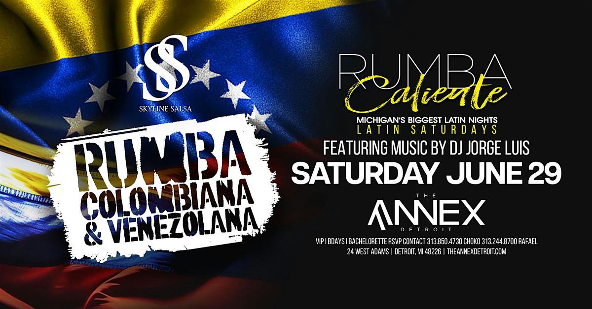 Rumba Caliente Presents Rumba Colombiana & Vezolana on June 29