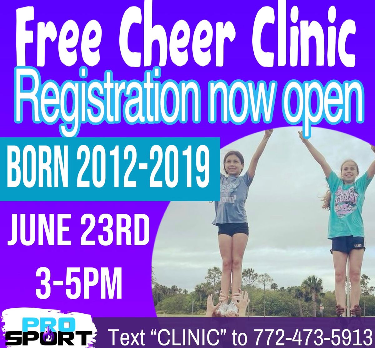 Free Cheer Clinic!