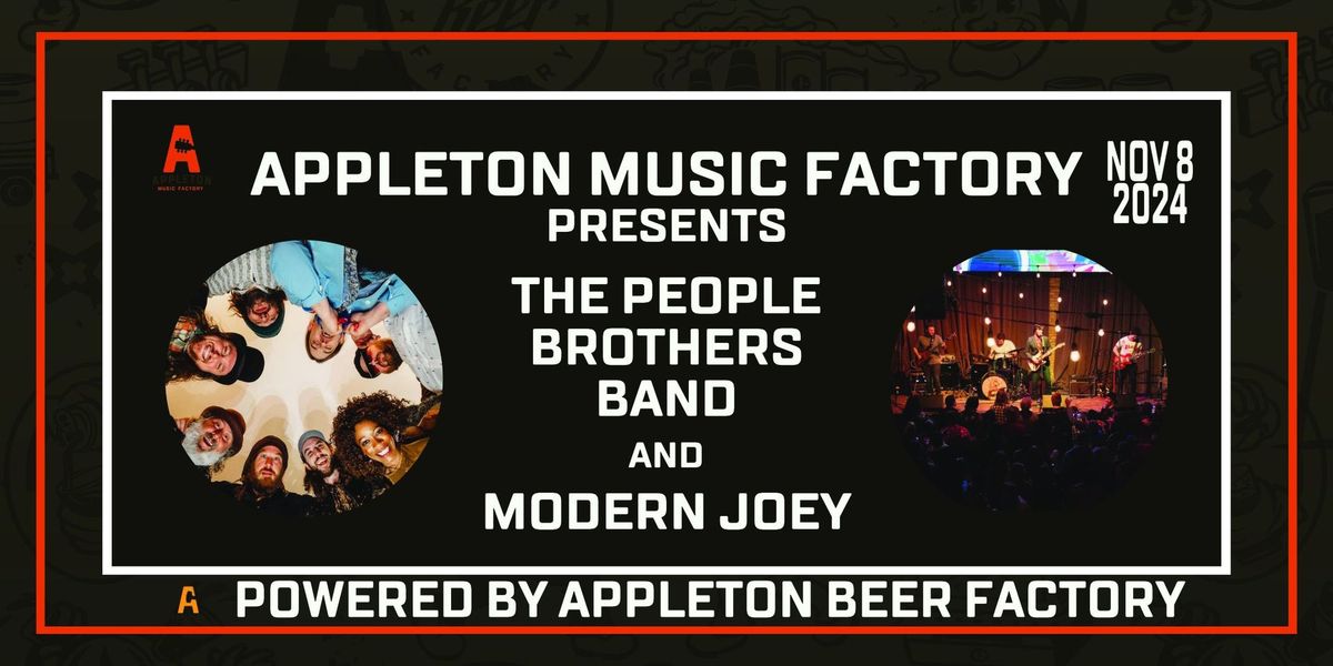 The People Brothers Band & Modern Joey Live at Appleton Music Factory