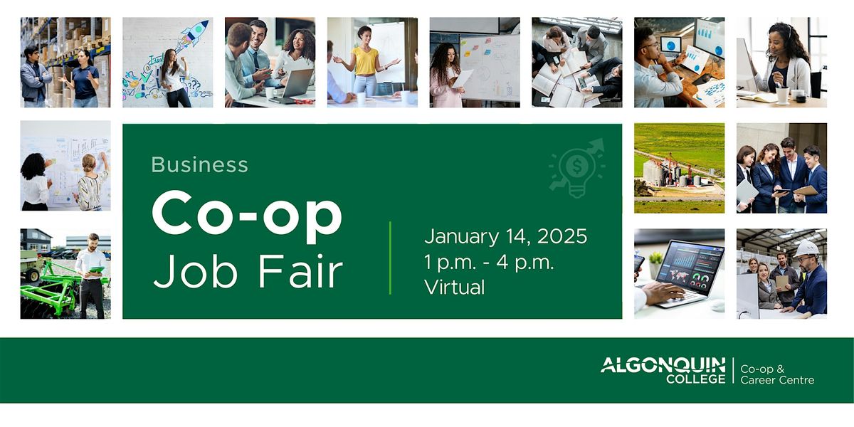 Virtual Co-op Career Fair - Business Programs