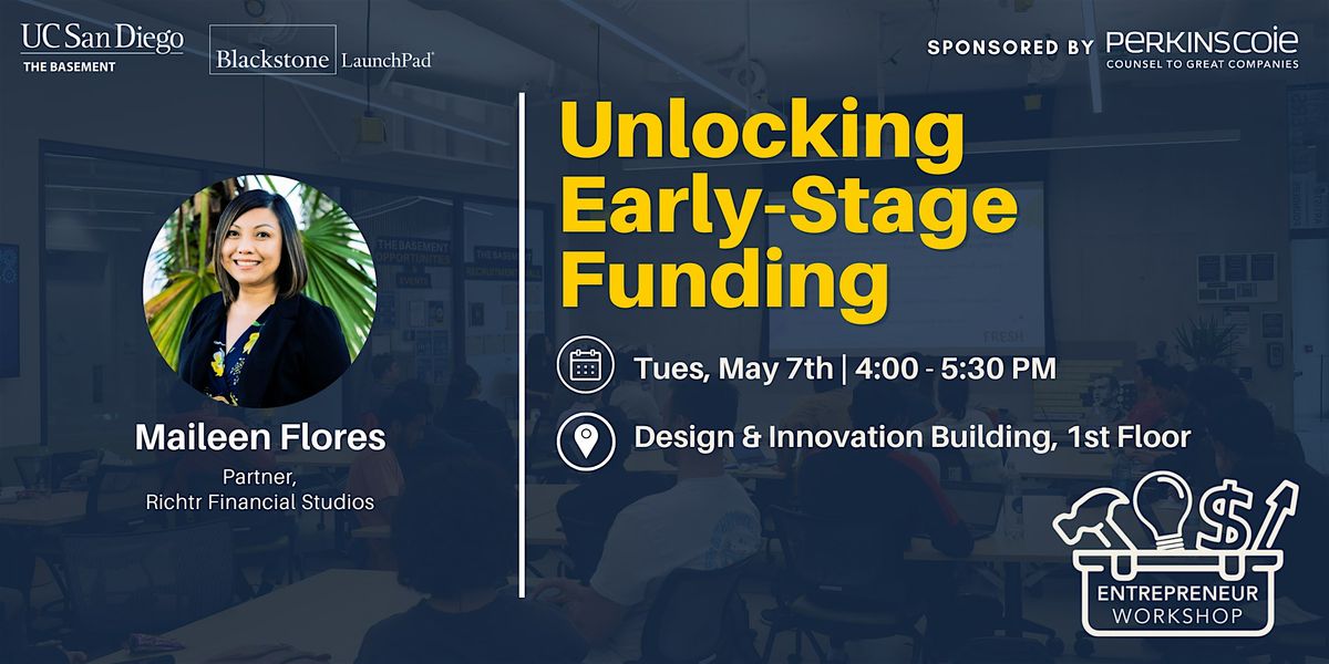 Entrepreneur Workshop - Unlocking Early-Stage Funding