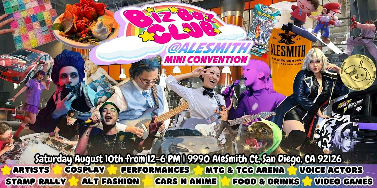 FREE Anime Kawaii Nerdy MINI CONVENTION: BizBaz @ AleSmith Brewery!