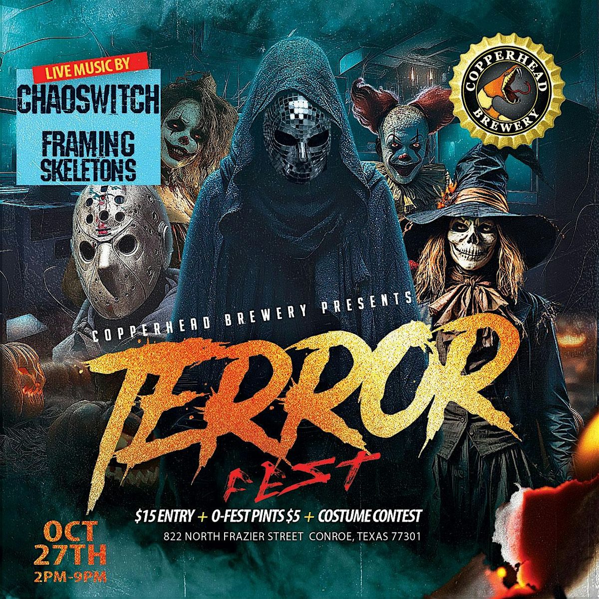 Copperhead Brewery Presents TERROR FEST!