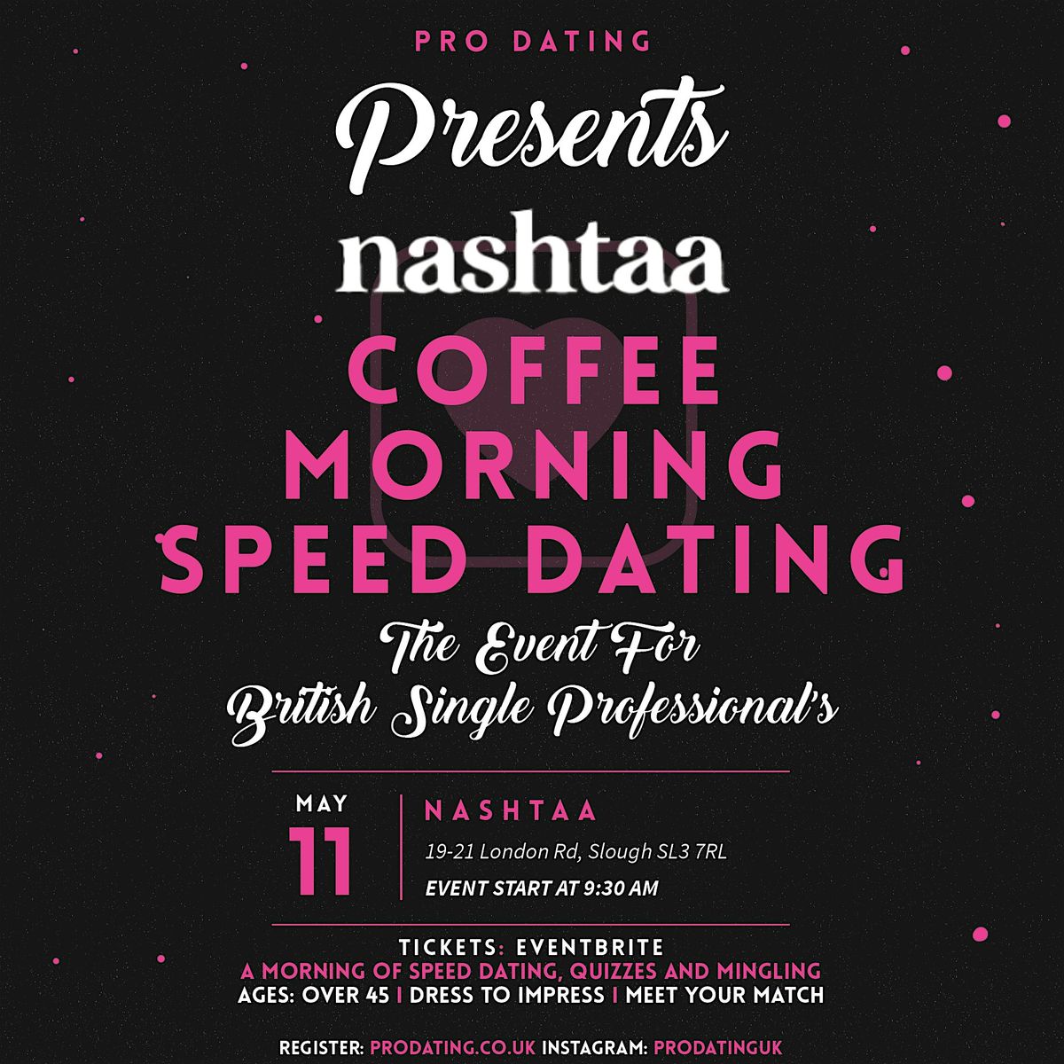 Speed Dating Coffee Morning (Over 45 )