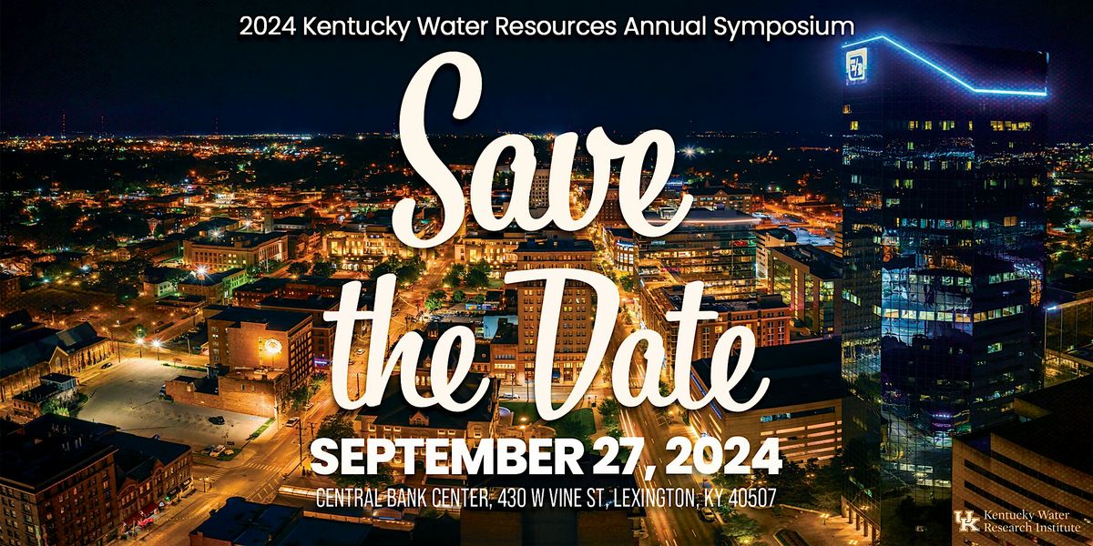 2024 Kentucky Water Resources Annual Symposium