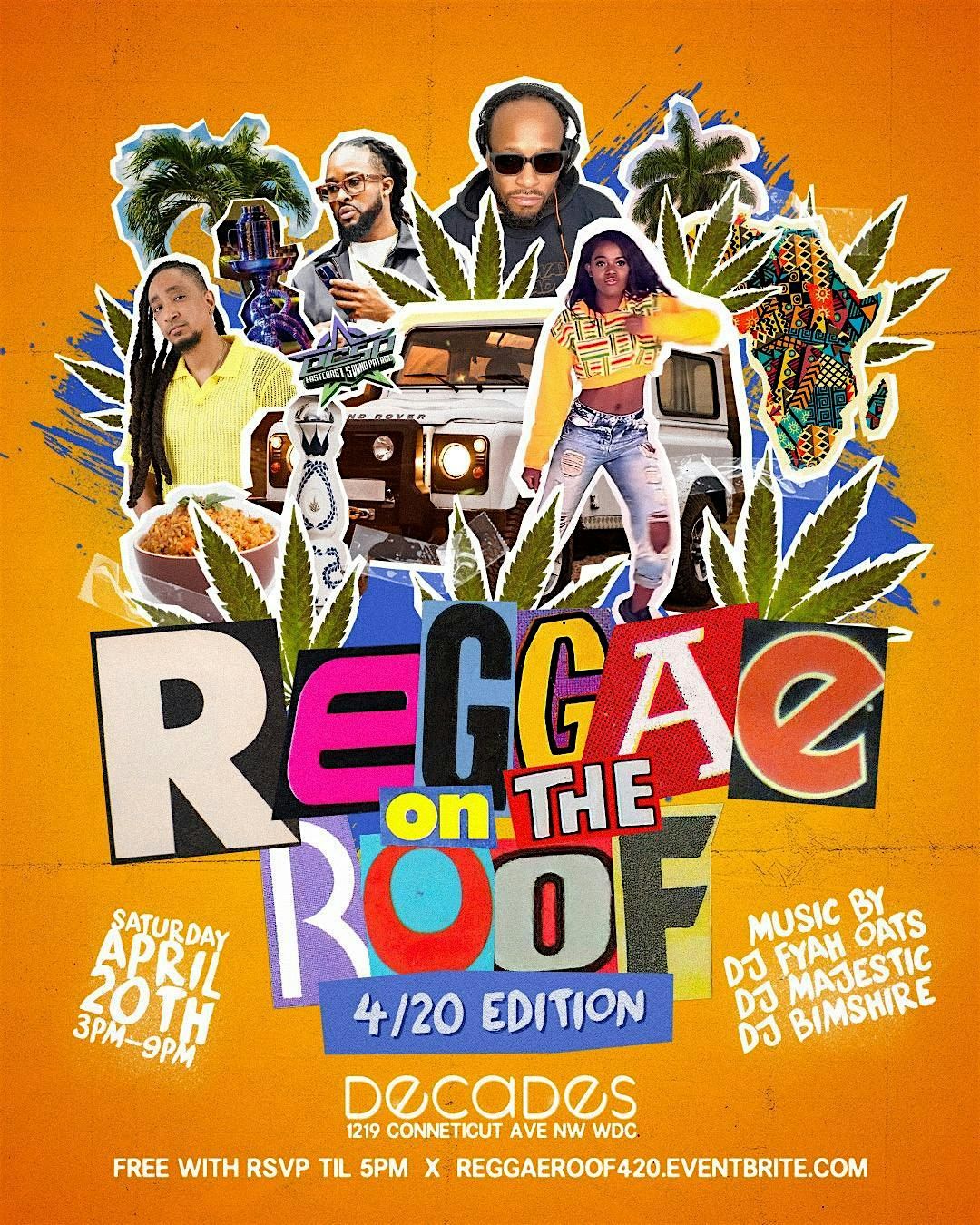 Reggae On The Roof - 4\/20 Edition At Decades