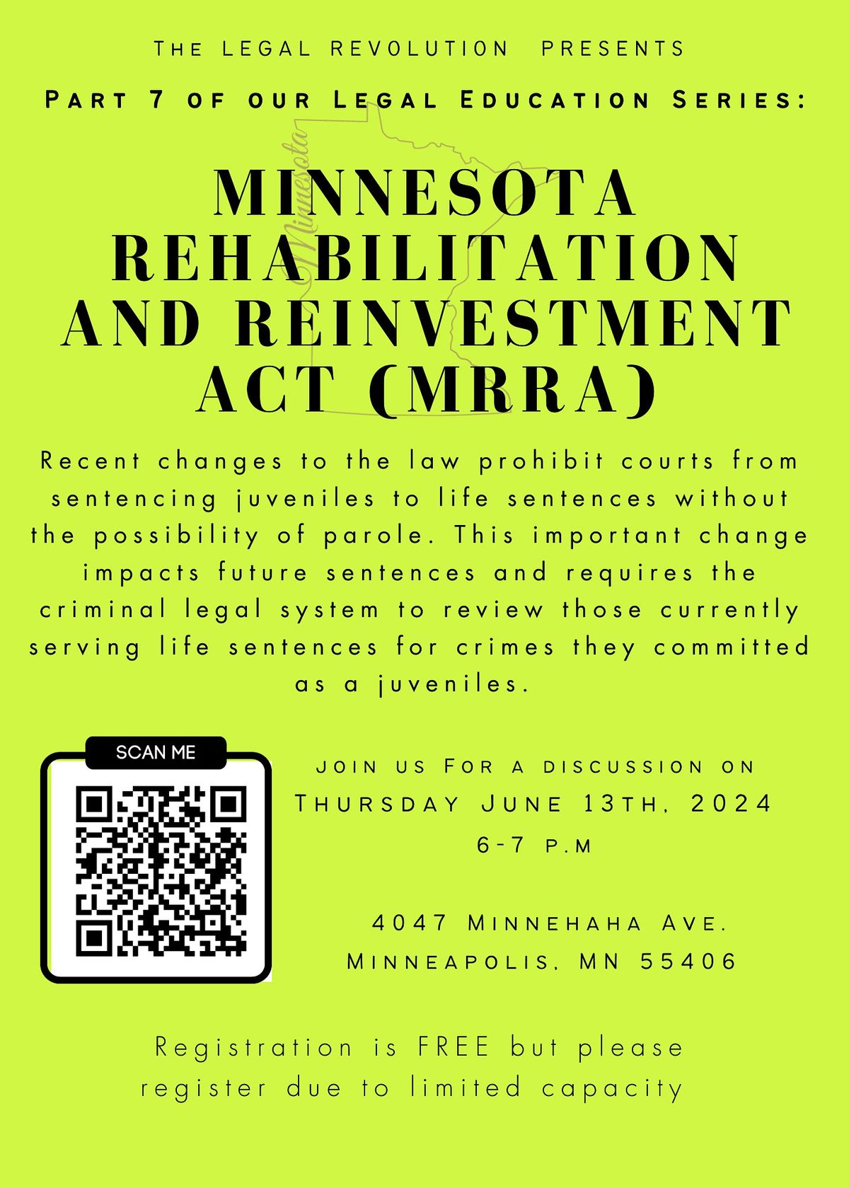 Community Education Series: Rehabilitation and Reinvestment Act (MRRA)