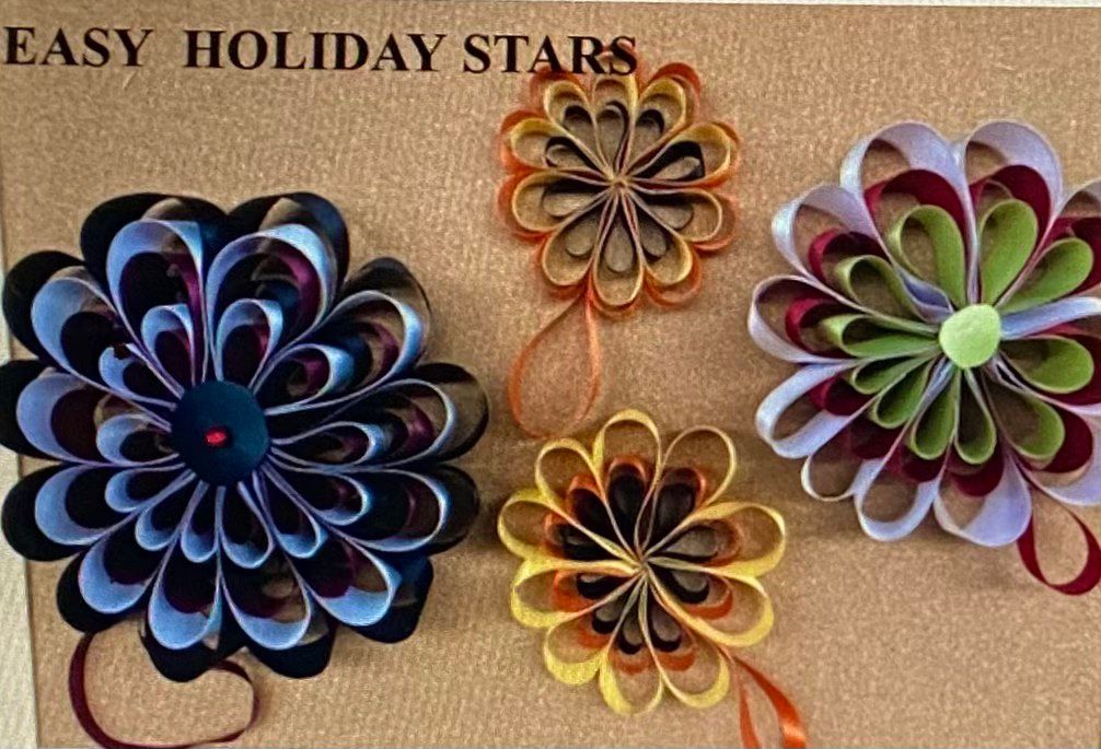 Holiday Ribbon Stars