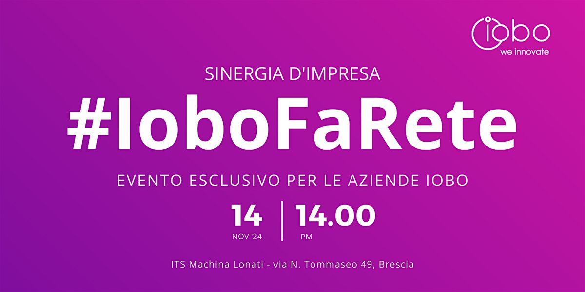 #IoboFaRete