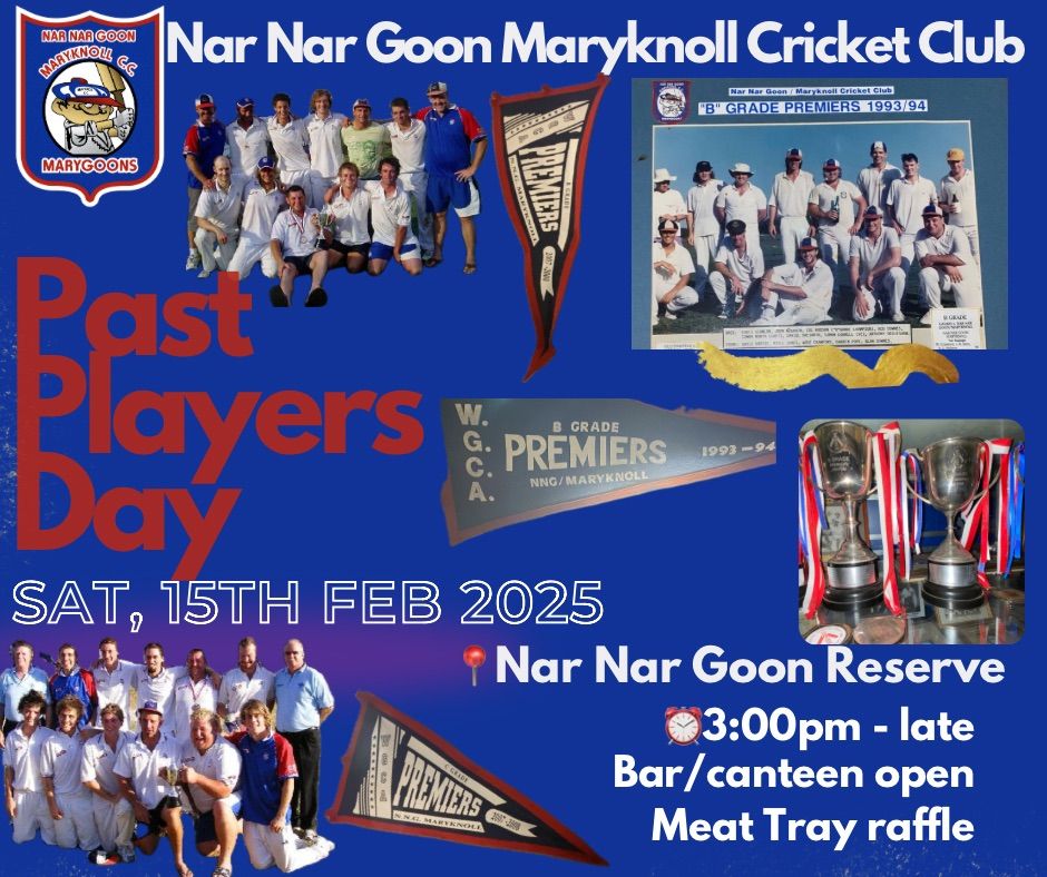 Marygoon Cricket Club Past Players, Life Members and Supporters Day