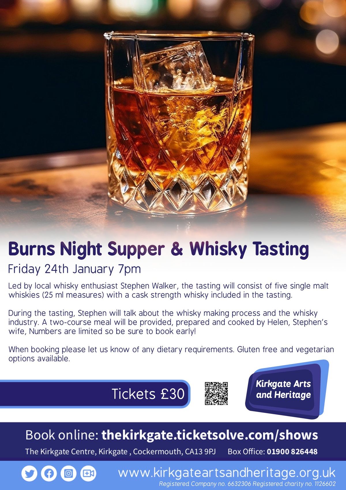 Burns Night Supper and Whisky Tasting