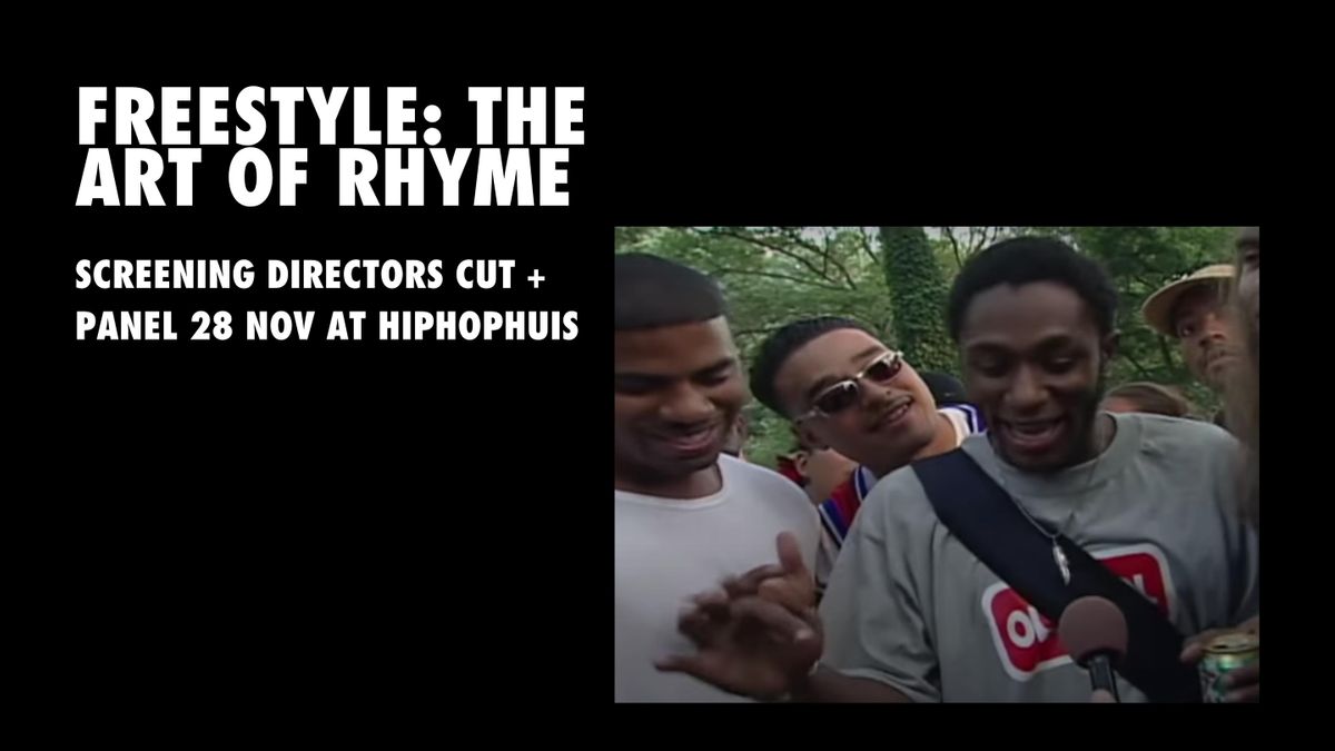 Freestyle: The Art of Rhyme. Screening + Panel