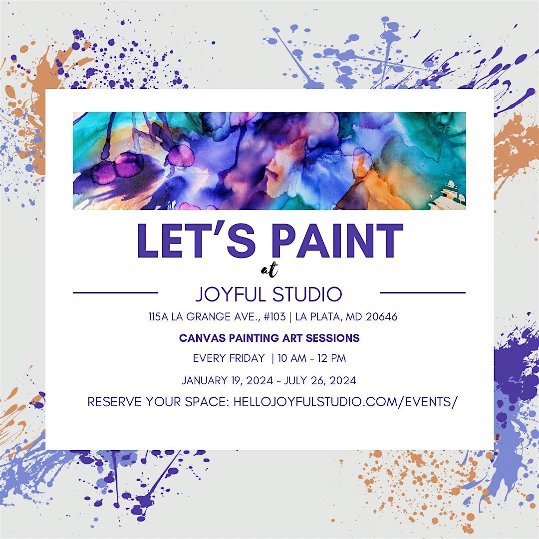 Let's Paint at Joyful Studio: Canvas Painting Art Sessions