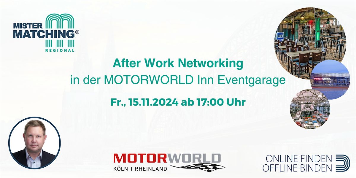 Business Networking in der Motorworld Inn - die neue "Eventgarage" in K\u00f6ln