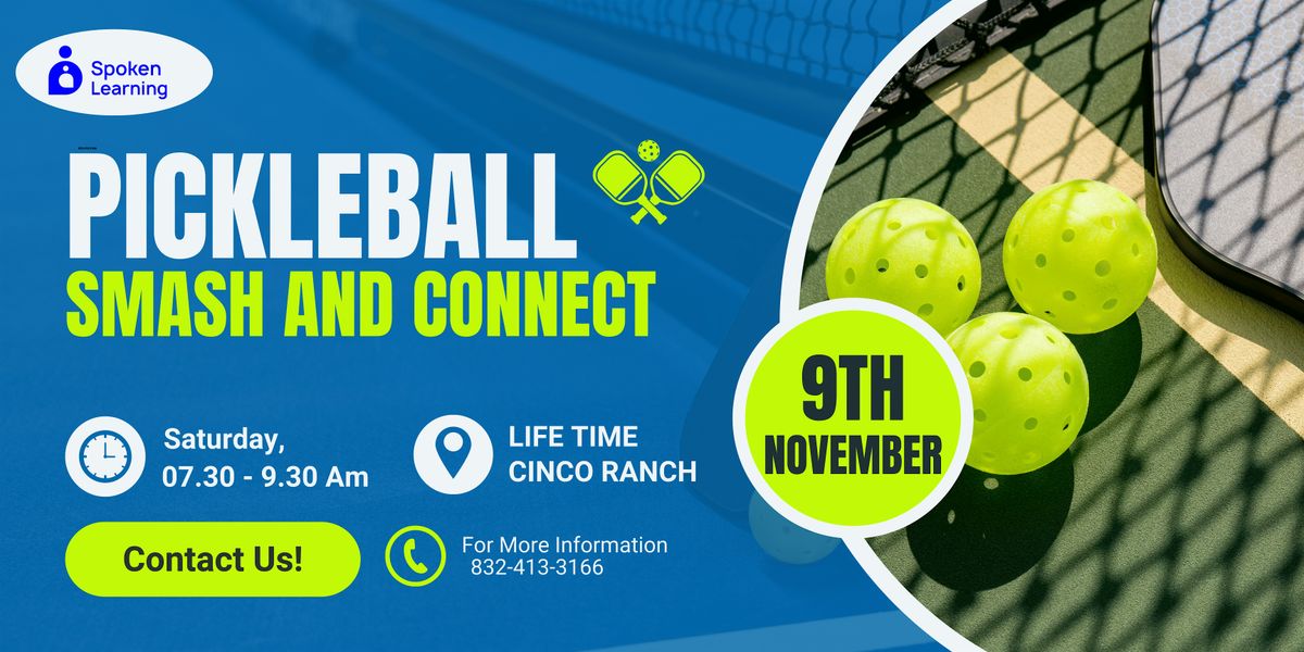 Smash and Connect: A Pickleball Networking Mixer!