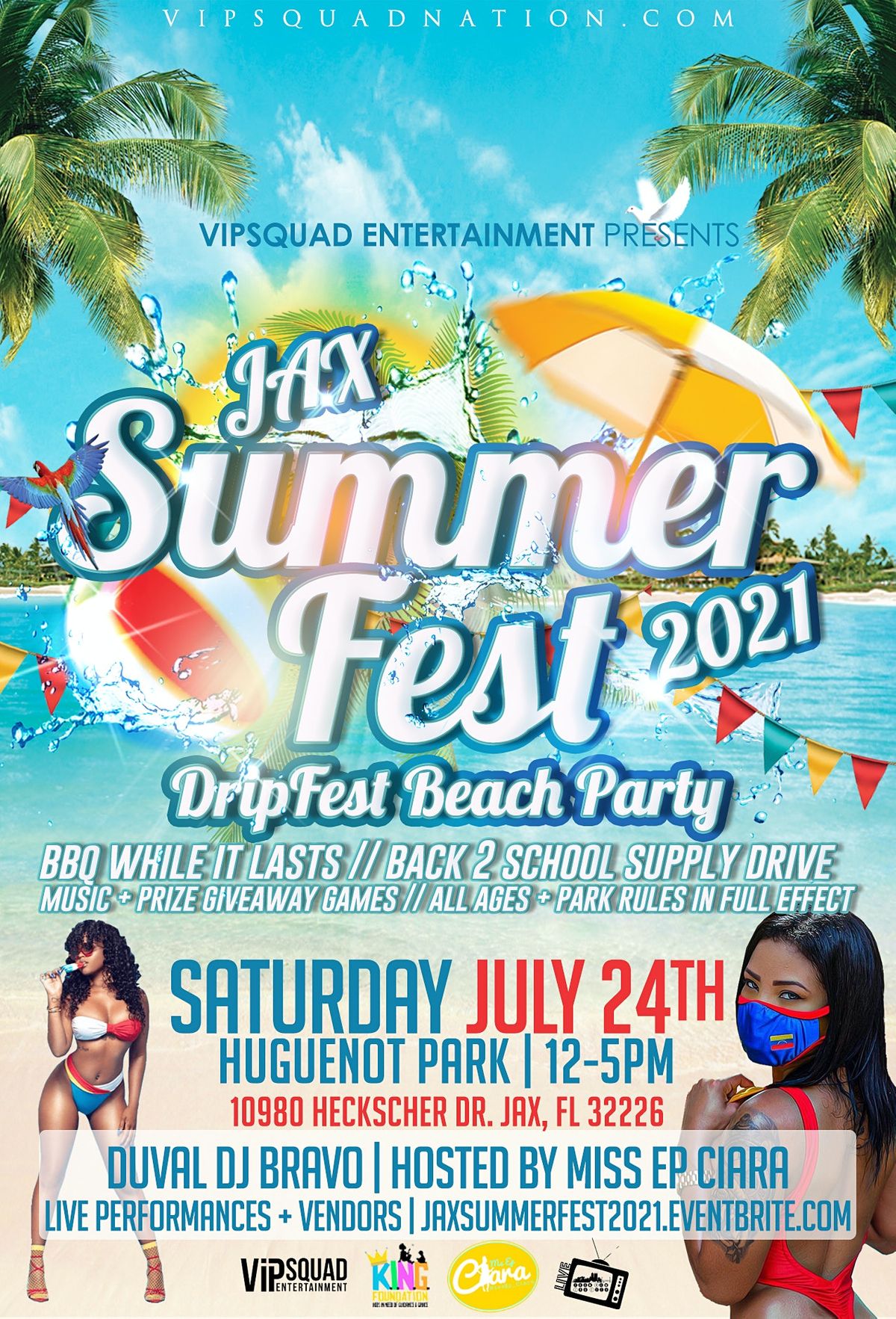 Jax Summer Fest 2021 Downtown Jax Huguenot Park Lonnie Miller Park Jacksonville 22 July To 25 July Jax Events December 2022
