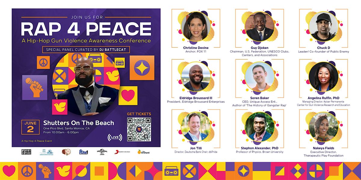 RAP 4 PEACE: A Hip-Hop Gun Violence Awareness Conference & Gala