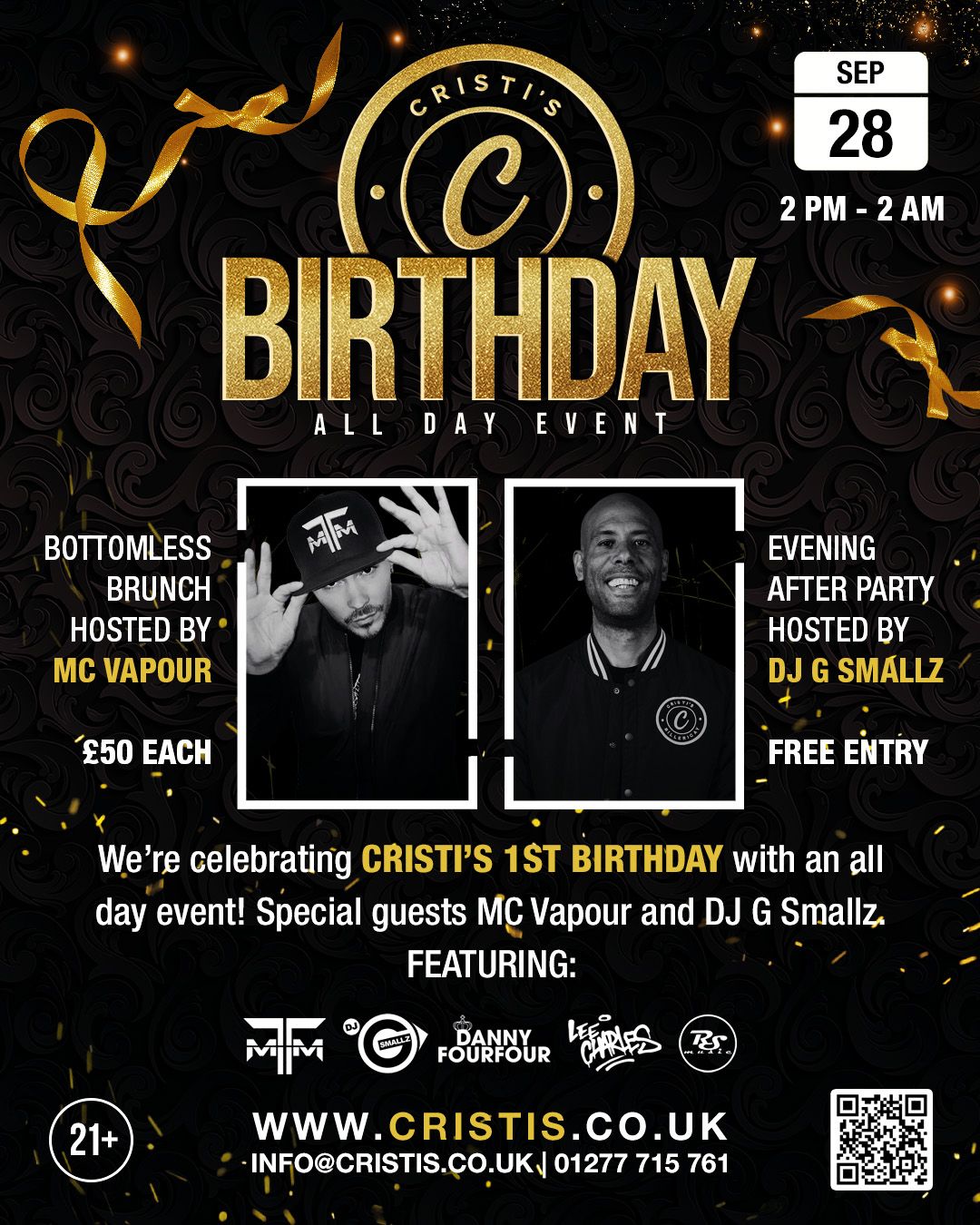 Cristi's One Year Anniversary With MC Vapour & G Smallz 