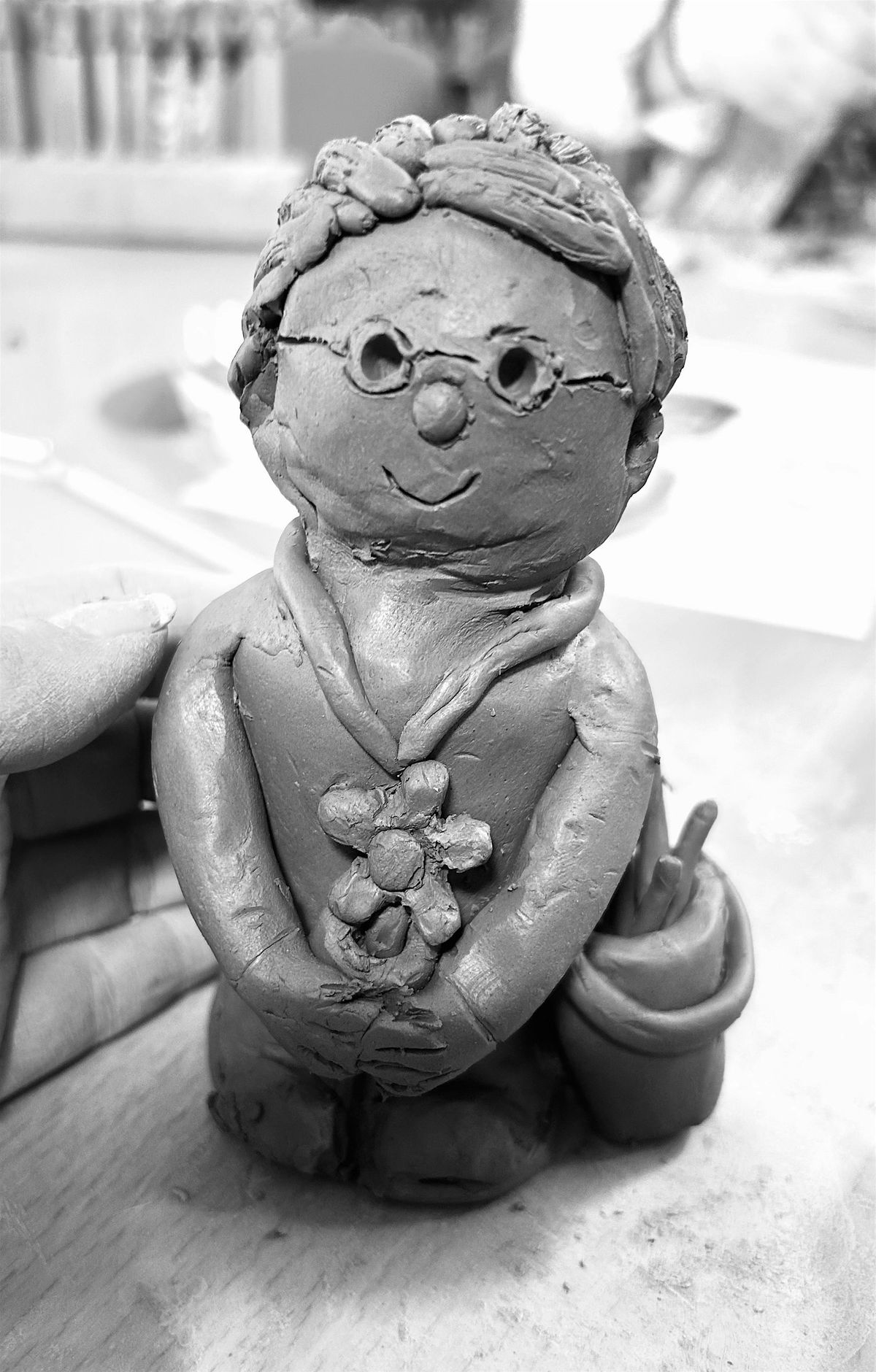 The Library-Bridgwater Clay Figure Making Workshop
