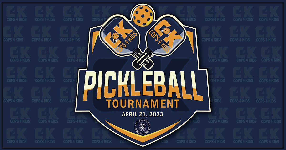 Cops 4 Kids Pickleball Tournament 2023, 2600 Alemeda St, Fort Worth, 21