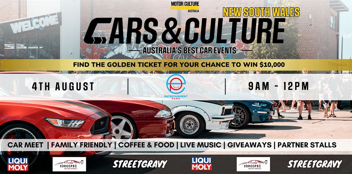 Cars & Culture Sydney - 4th August - NSW