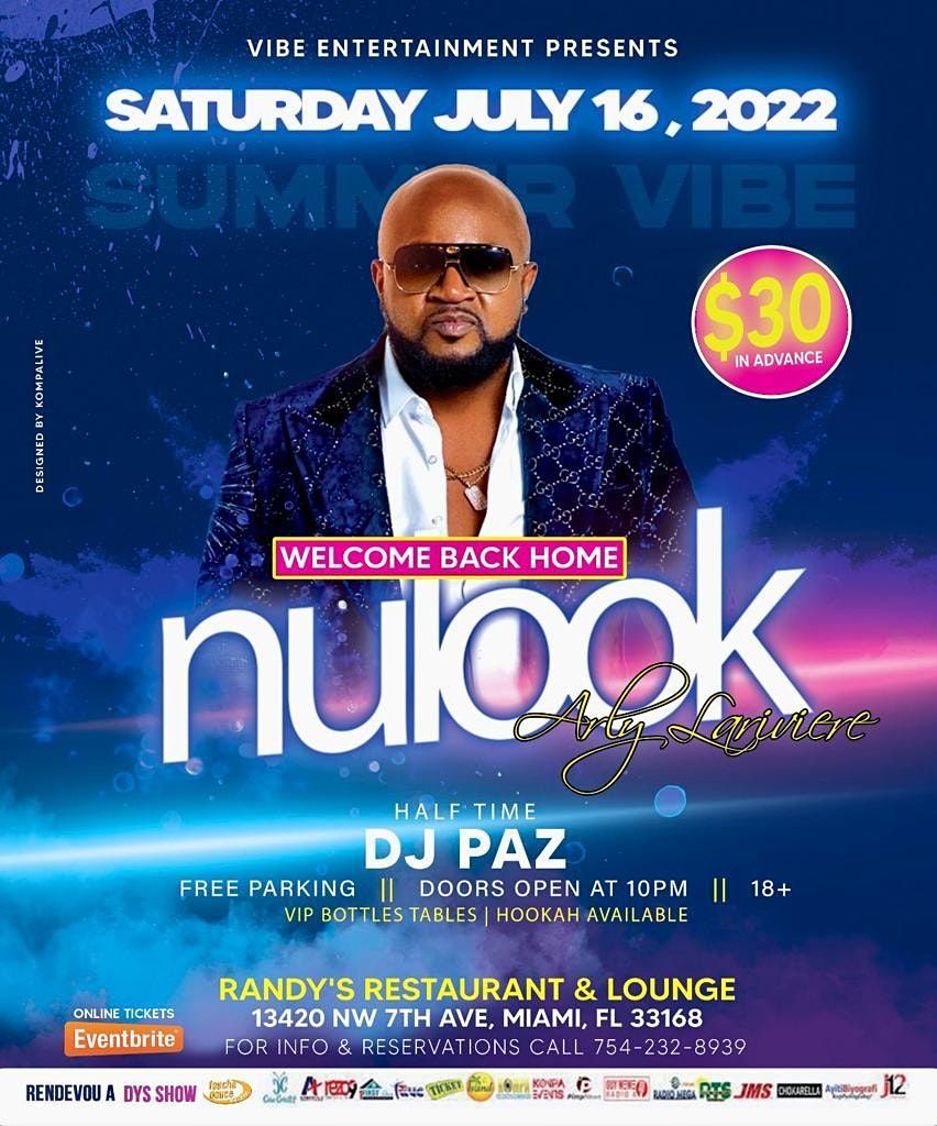 Nu Look, Randy's Restaurant & Lounge, Miami, 16 July to 17 July