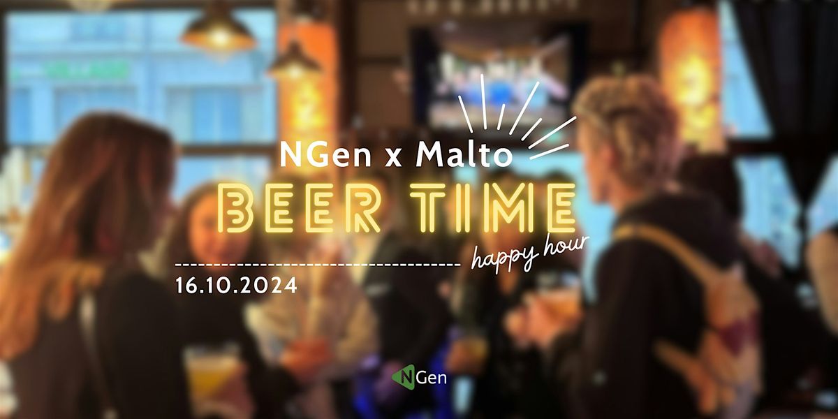 [Ev\u00e9nement] Beertime NGen X Malto - Trinquer, manger, recommencer!