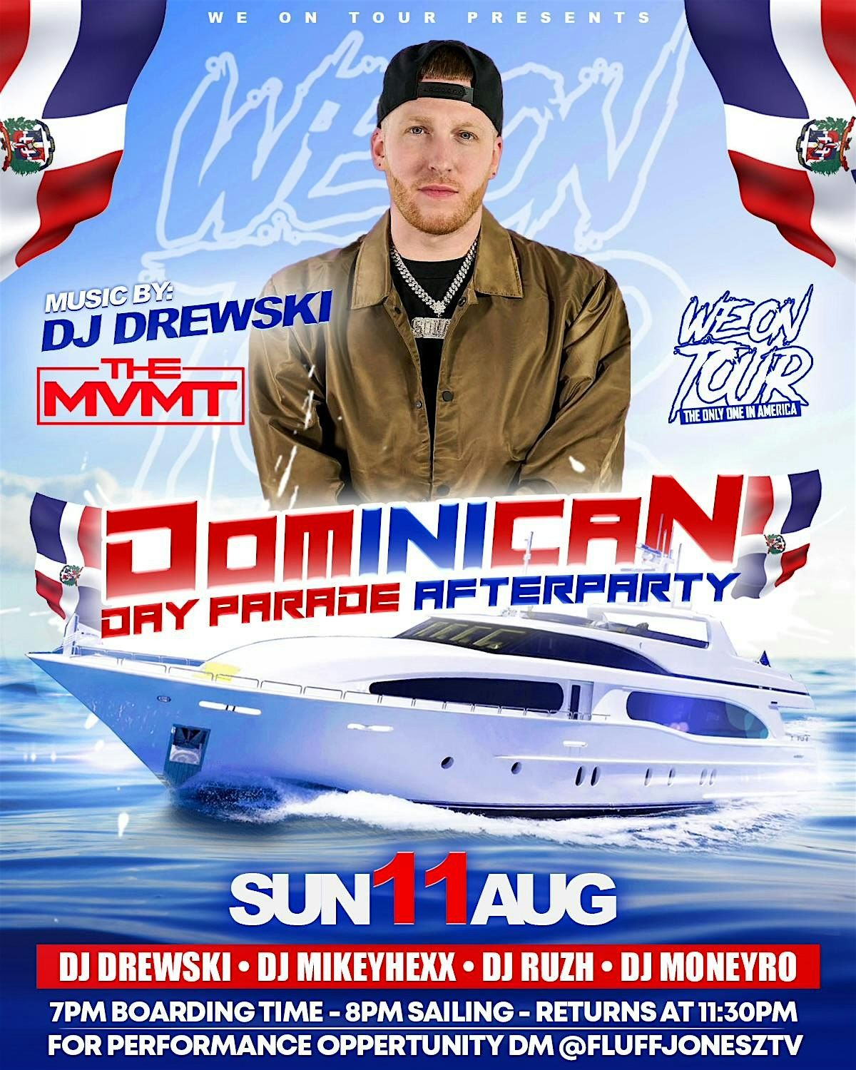 Dominican Day Parade AfterParty *BOATPARTY*