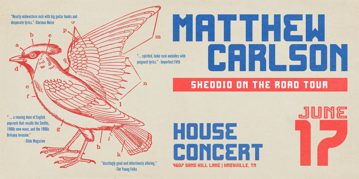 Copy of Matthew Carlson - Sheddio On The Road Tour - Knoxville, TN