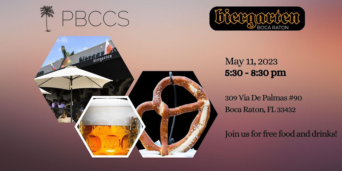 PBCCS Networking Event at Biergarten in Boca Raton