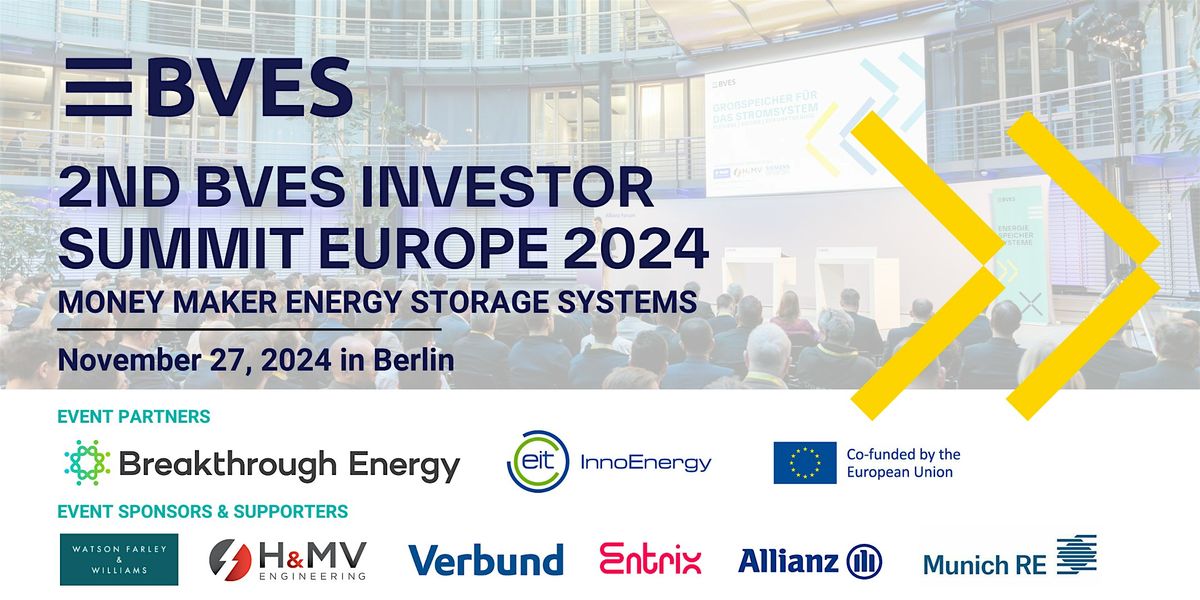 2nd BVES INVESTOR SUMMIT EUROPE 2024