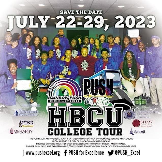 PUSH Excel 2023 HBCU College Tour, Rainbow PUSH Coalition National