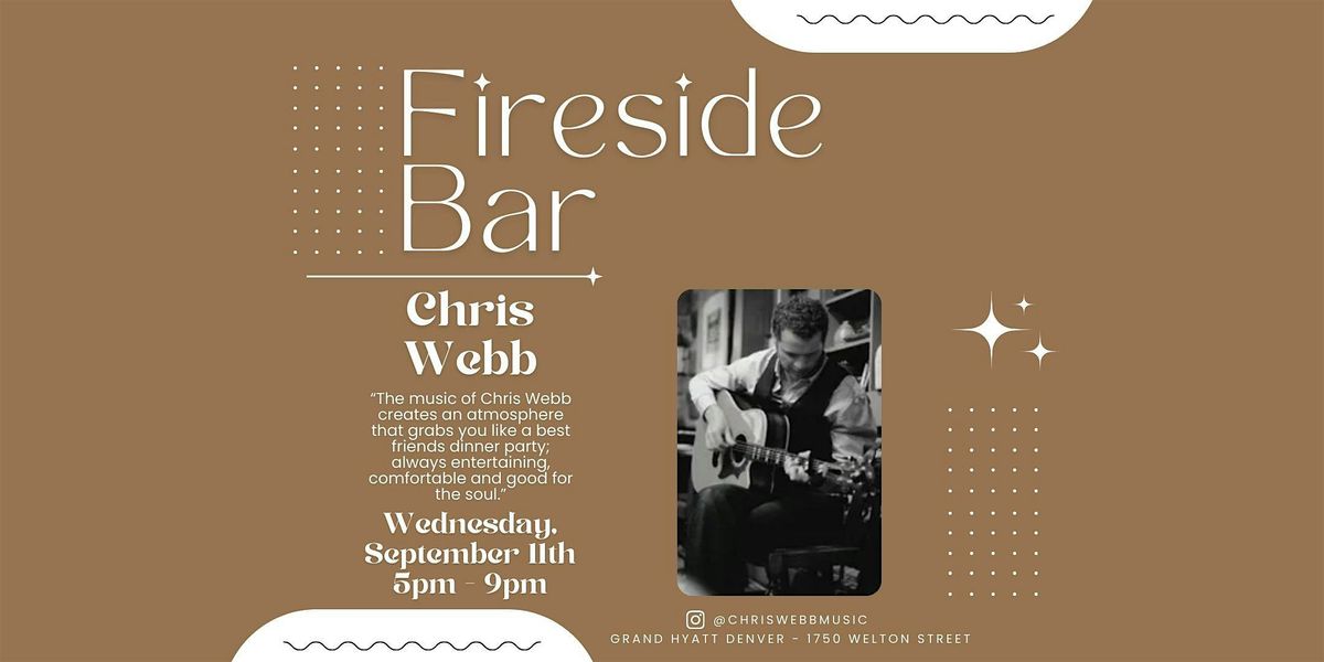 Live Music at Fireside | The Bar - Featuring Chris Webb