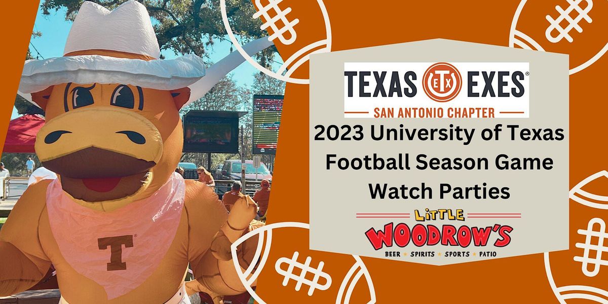 Texas vs. Baylor Football Watch Party @ Little Woodrow\u2019s Stone Oak