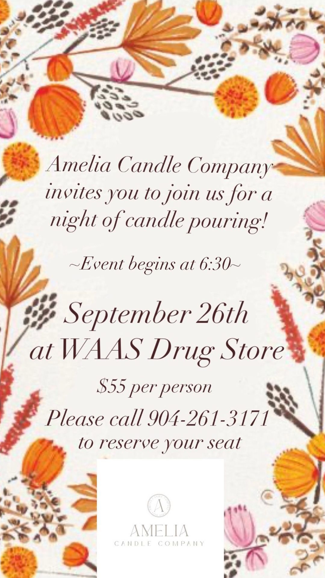 Candle Pouring Event