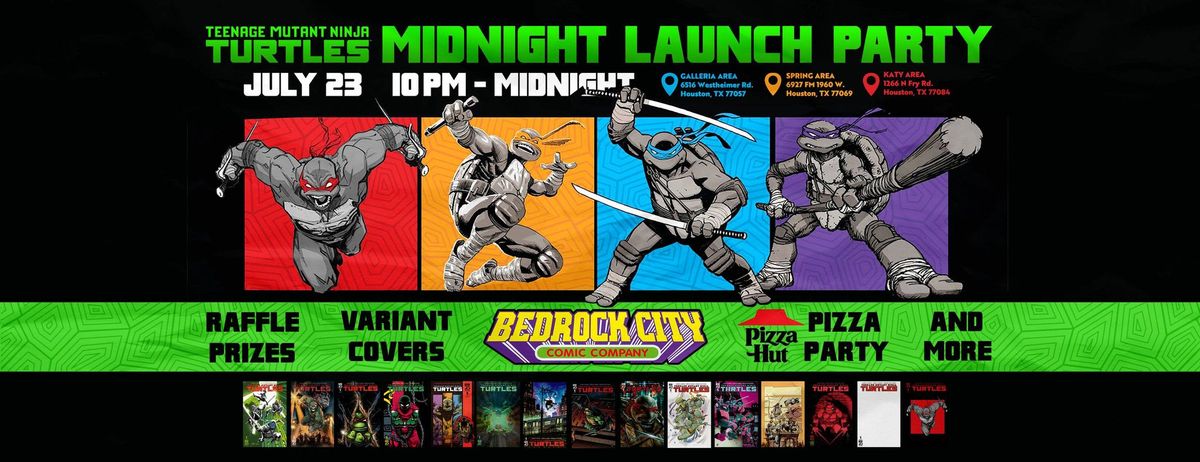 TMNT Midnight Launch Party at Bedrock City