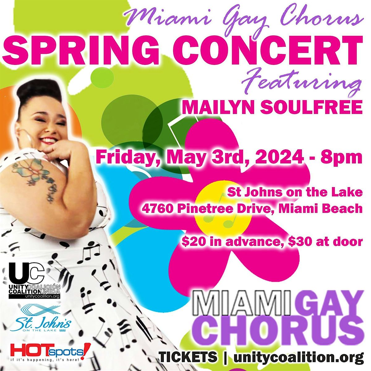 MIAMI GAY CHORUS Spring Concert with MAILYN SOULFREE
