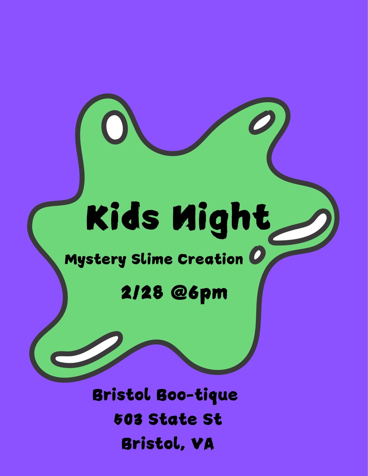 Kids Night: Mystery Slime Creation