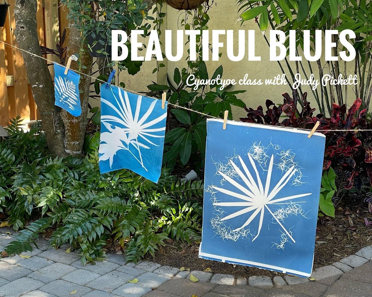 Beautiful Blues: Cyanotype class with Judy Pickett
