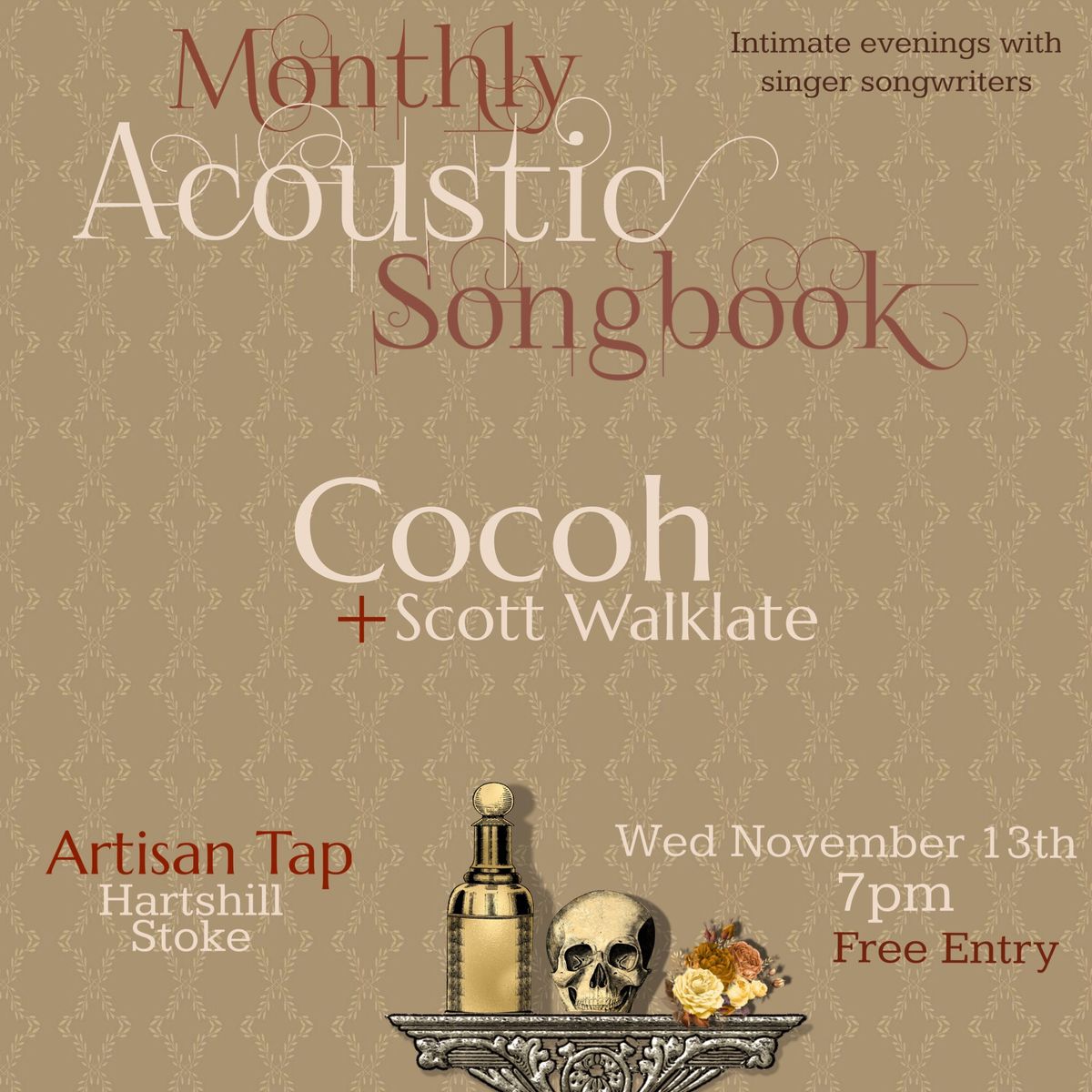 Monthly Acoustic Songbook - Cocoh + Scott Walklate