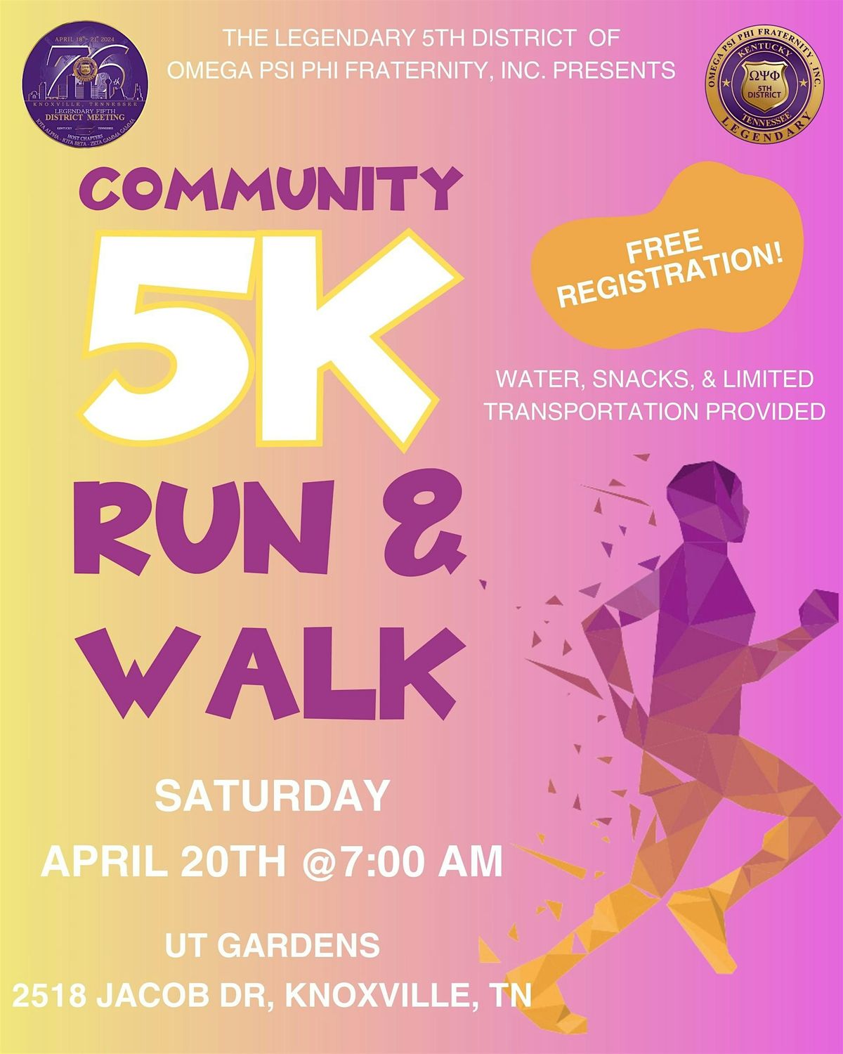 76th Fifth District Meeting Community 5K