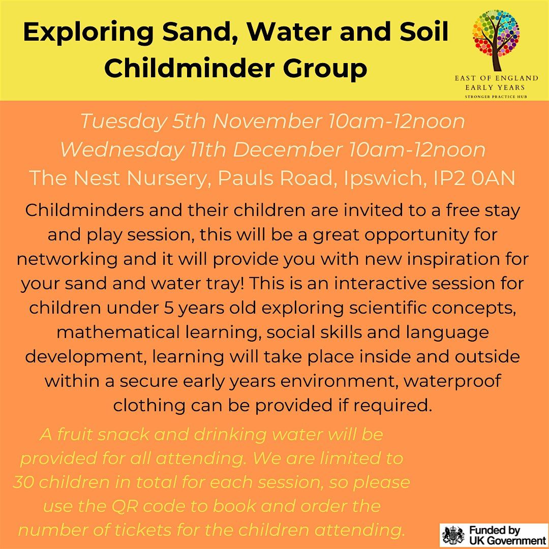 Exploring Sand, Water & Soil Childminder Group