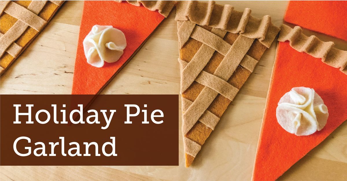 Holiday Pie Garland