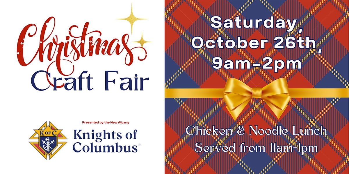 Annual Christmas Bazaar Craft Fair at the New Albany Knights of Columbus