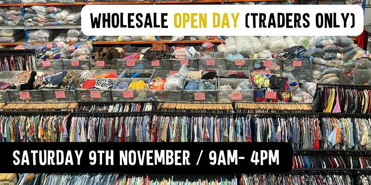 November Trader Wholesale Open Day at our HQ